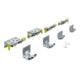 Hettich Ensemble coulissant pliant max. 80 kg TopLine XL, 9275794 zingué-1