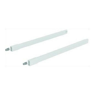 Hettich Ensemble de barres longitudinales tiroir ArciTech, 9149291 NL550mm, gauche et droite, blanc