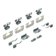 Hettich Ensemble de ferrures pour porte coulissante, TopLine 110 45317, 2 pces, 20 kg