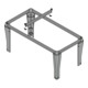 Hettich Entretoise de bureau pour cadre suspendu Système Top 2000 9039372 aspect aluminium-4