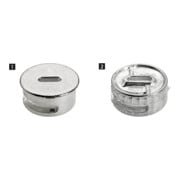 Hettich Rastex 25 ohne Abdeckrand, blank-1