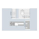 Hettich Exzenter-Verbindungsbeschlag Rastex 15 Bohr Ø 15 x 13,7mm
