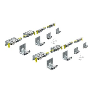 Hettich Faltt.-Laufteilset max.60kg TopLine XL, 9278780 verzinkt