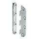 Hettich Ferrure de liaison de lit 127 mm, avec 3 crochets 25183, acier zingué-1