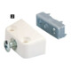 Hettich Ferrure de liaison trapézoïdale L 40 mm, H 15,8 mm Trapèze TZ 4, 13104 Plastique, blanc-1