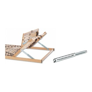 Hettich Ferrure de réglage lit pour tête et pied, Rastomat, 25175, acier zingué 180kg