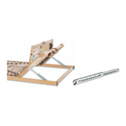 Hettich Ferrure de réglage lit pour tête et pied, Rastomat, 25175, acier zingué 180kg