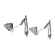 Hettich Ferrure pliante haute Lift Advanced HF 9079607 réglable aluminium gris Si