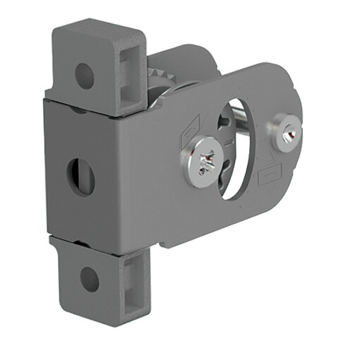 Hettich Fixation avant tiroir pour cadres ArciTech, 9123011 gris poudré