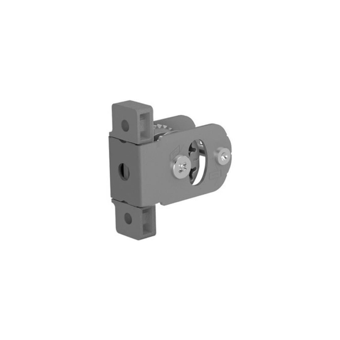 Hettich Fixation avant tiroir pour cadres ArciTech, 9123011 gris poudré