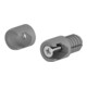 Hettich Fixation de façade tiroir pour rail longitudinal ArciTech, 9127011 gris brut-3