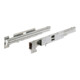 Hettich Glissière de bureau pour construction continue Quadro Duplex 70 9078719, zinguée-1