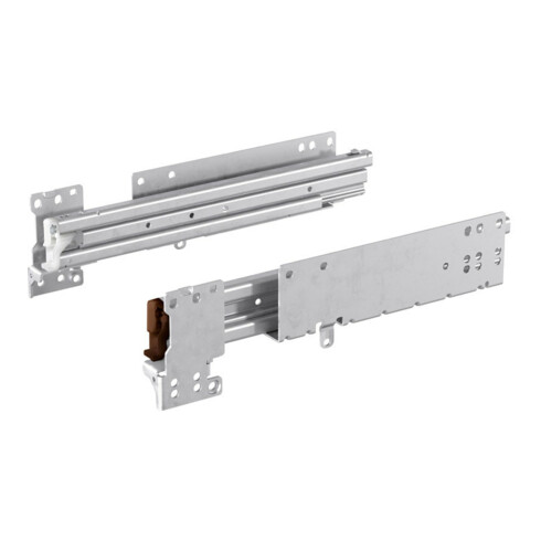 Hettich Glissière de bureau pour corps Quadro Duplex 60 9078681, zinguée