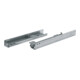Hettich Glissière de tiroir bureau avec arrêt de retour Quadro 25 56014 acier zingué-1