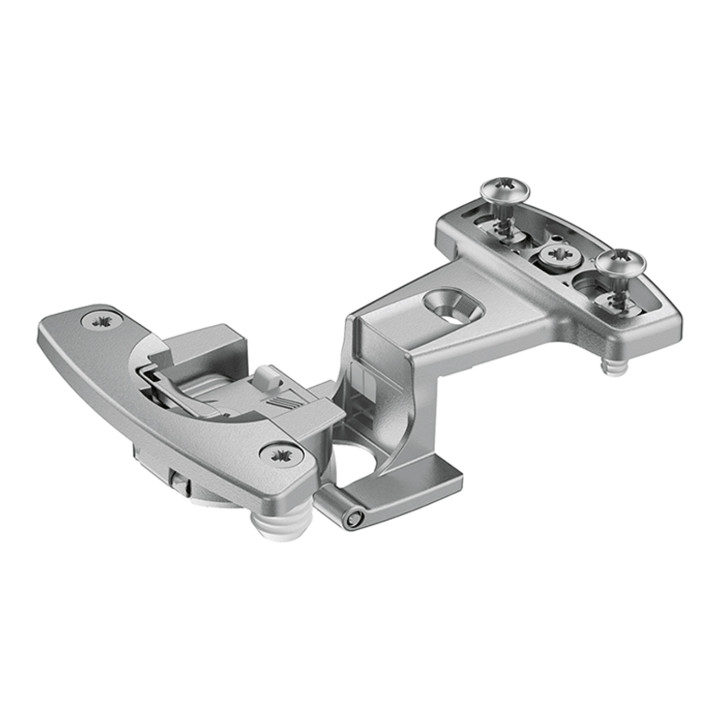 Hettich Grundscharnier Selekta Pro 2000,  270  Grad, Auflage 12 mm, mit Spreizmuffen, vernickelt