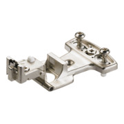 Hettich Grundscharnier Selekta Pro 2000 E,  Öffnungswinkel 180  Grad, Auflage -3,2 mm, mit Spreizmuffen, vernickelt-1