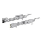 Hettich Guide tiroir acier à sortie totale Quadro Duplex 25 41083