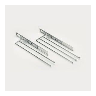 Hettich Handtuchhalter ausziehbar, 49234 Anzahl Arme 2,B 102mm Stahl chr