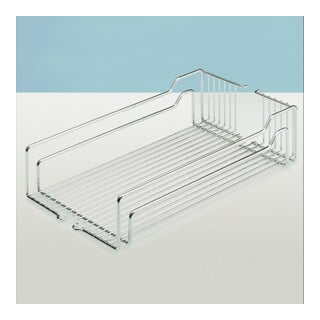 Hettich Hochschrank-Einhängekorb Dispensa 73564 mit 2-fach Reling KB 300mm, Stahl