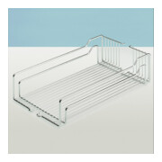 Hettich Hochschrank-Einhängekorb Dispensa 73565 mit 2-fach Reling KB 400mm, Stahl