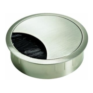 Hettich Kabeldurchlass, ø 60 mm, Edelstahl Optik