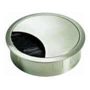 Hettich Kabeldurchlass, ø 80 mm, Edelstahl Optik