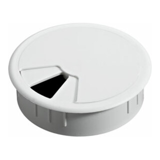 Hettich Kabeldurchlass, ø 80 mm, weiß