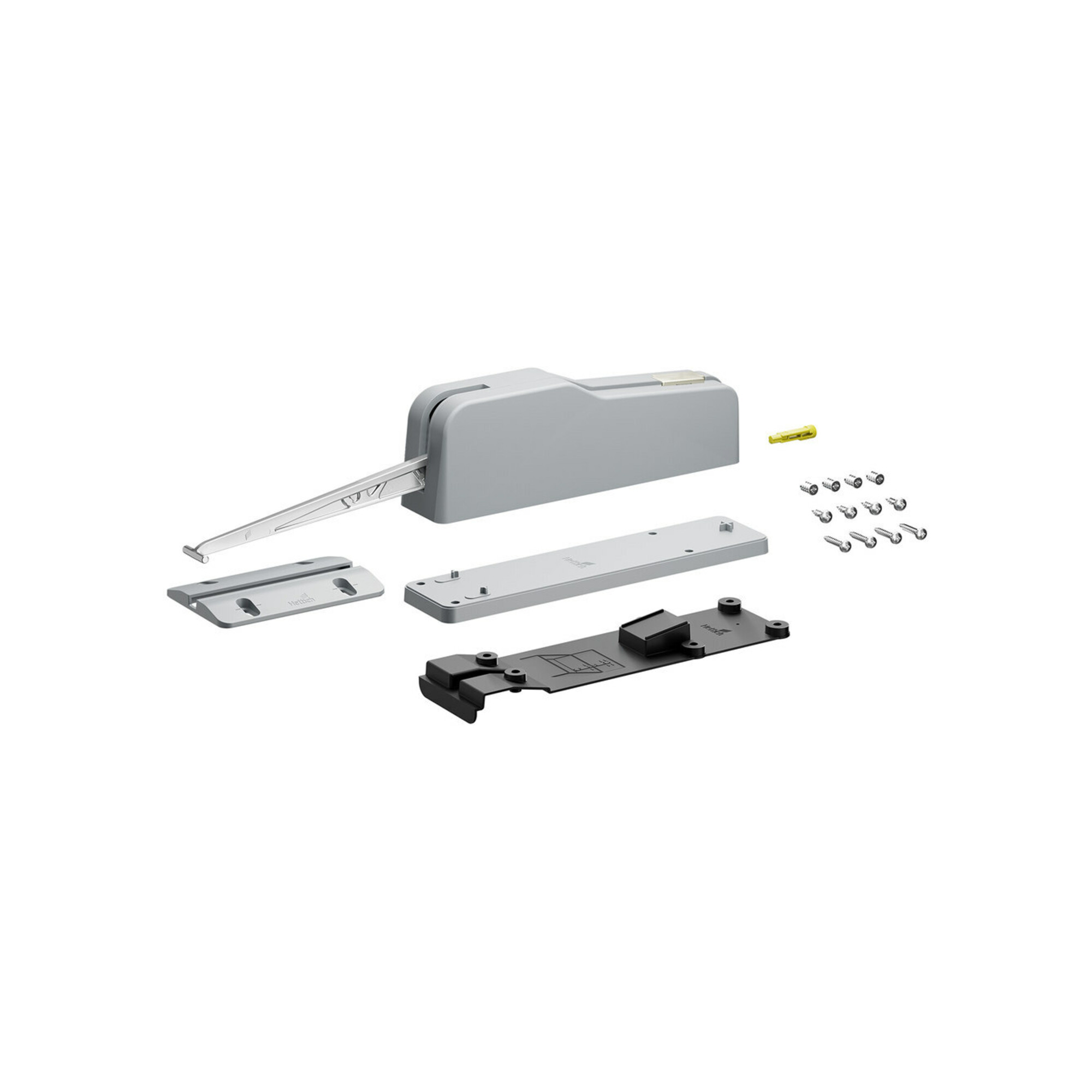Hettich KE-Set WL PC, PTM, schwer , grau