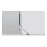 Hettich Klappenhalter Klassik D mit Lager LS 3280 D, Korpushöhe 290 mm, Anschlagseite links, vernickelt-1