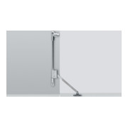 Hettich Klappenhalter Klassik D mit Magnet-Zuhaltung, Korpushöhe 290 mm, Anschlagseite links, vernickelt-1