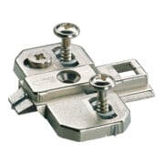 Hettich Kreuzplatte Sys.9000 Intermat Zinkdruckg.vern.8mm vormont.holzschr.-1