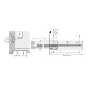 Hettich Kugelauszug KA 270, 27 mm Nut, Länge 350 mm-4