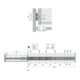 Hettich Kugelauszug KA 5632, Einbaubreite 12,7 mm, Länge 250 mm, verzinkt, passiviert