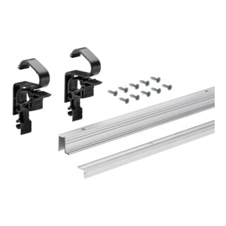 Hettich Lauf-u. Führungsprofilset aufliegend, 2400mm 25kg, WingLine L 9239310