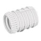 Hettich Manchon en plastique M6, L11mm, n°49 40005, plastique, blanc-1