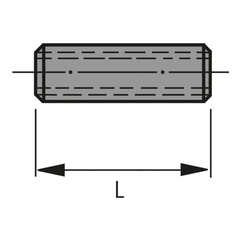 Hettich Manchon fileté MB M4, perçage 18 mm, diamètre 5 mm, 64908 acier zingué