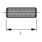 Hettich Manchon fileté MB M4, perçage 18 mm, diamètre 5 mm, 64908 acier zingué-3