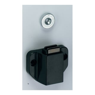 Hettich MB-Agrafe magnétique pression D 7/GP 9, 20873 Force adh. 0,7-1,1kg noir