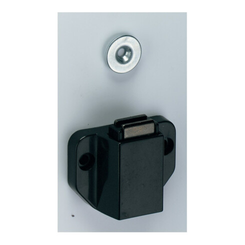 Hettich MB-Agrafe magnétique pression D 7/GP 9, 20873 Force adh. 0,7-1,1kg noir