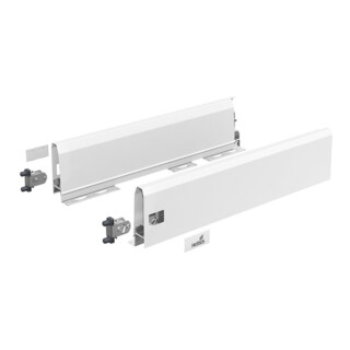 Hettich MB-Cadre de tiroir ArciTech Flexible Sets 9149273, 350 mm gauche et droite, w