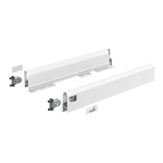 Hettich MB-Cadre de tiroir ArciTech Sets flexibles 9149266, 500mm gauche et droite, w
