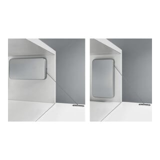 Hettich MB-Charnière de support 200N, charnière 200-480mm gris galvanisé, gauche/droite