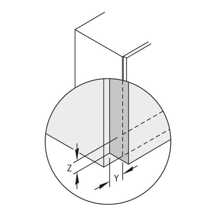 Hettich MB-Charnière de support 200N, charnière 200-480mm gris galvanisé, gauche/droite