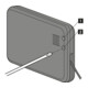 Hettich MB-Charnière de support 200N, charnière 200-480mm gris galvanisé, gauche/droite