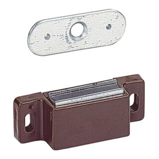 Hettich MB-Charnière magnétique 4kg, L 46mm, H 13,5mm P 15mm, M 71/GP 1, 13140 marron