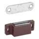 Hettich MB-Charnière magnétique 4kg, L 46mm, H 13,5mm P 15mm, M 71/GP 2, 13142 brun-1