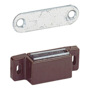Hettich MB-Charnière magnétique 4kg, L 46mm, H 13,5mm P 15mm, M 71/GP 2, 13142 brun