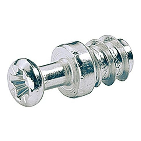 Hettich MB Cheville à visser Perçage Ø 5 mm Course 6,7 mm DU 322, 64872, zingué