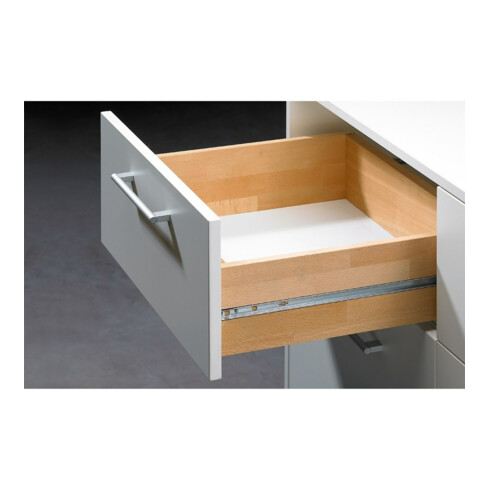 Hettich MB-Coulisse à billes KA 1730,66933 pour tiroir bois, 330mm acier