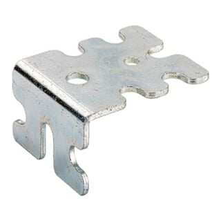 Hettich MB Équerre Euro sans capuchon système trous 32 mm, 24832 acier zingué